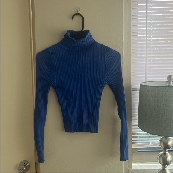 Urban Outfitters - Hudson Turtleneck in Blue - Picture 2 of 4